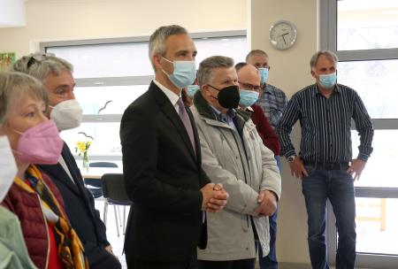 MINISTER JANEZ CIGLER KRALJ NA DELOVNEM OBISKU VDC  11 FOTO LJUBO VUKELIČ